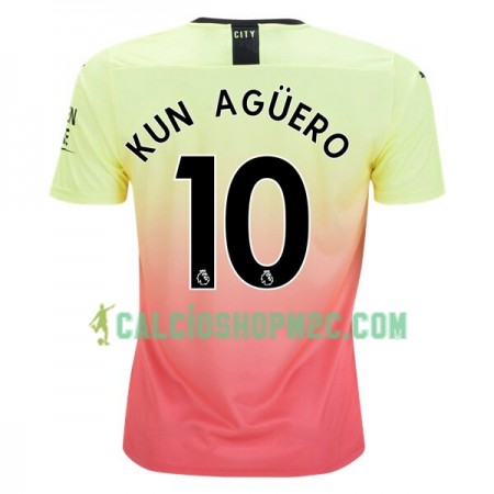 Manchester City Kun Agüero 10 Maglia Terza 2019/2020 Manica Corta 